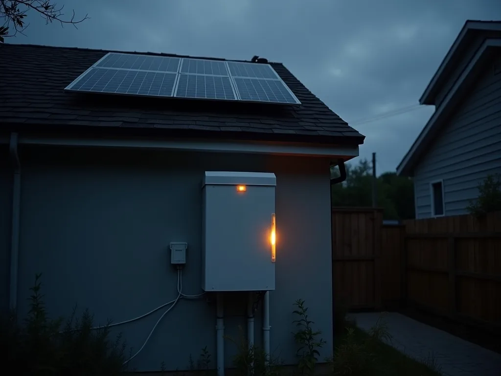 Unified Utilities solar and battery storage installation